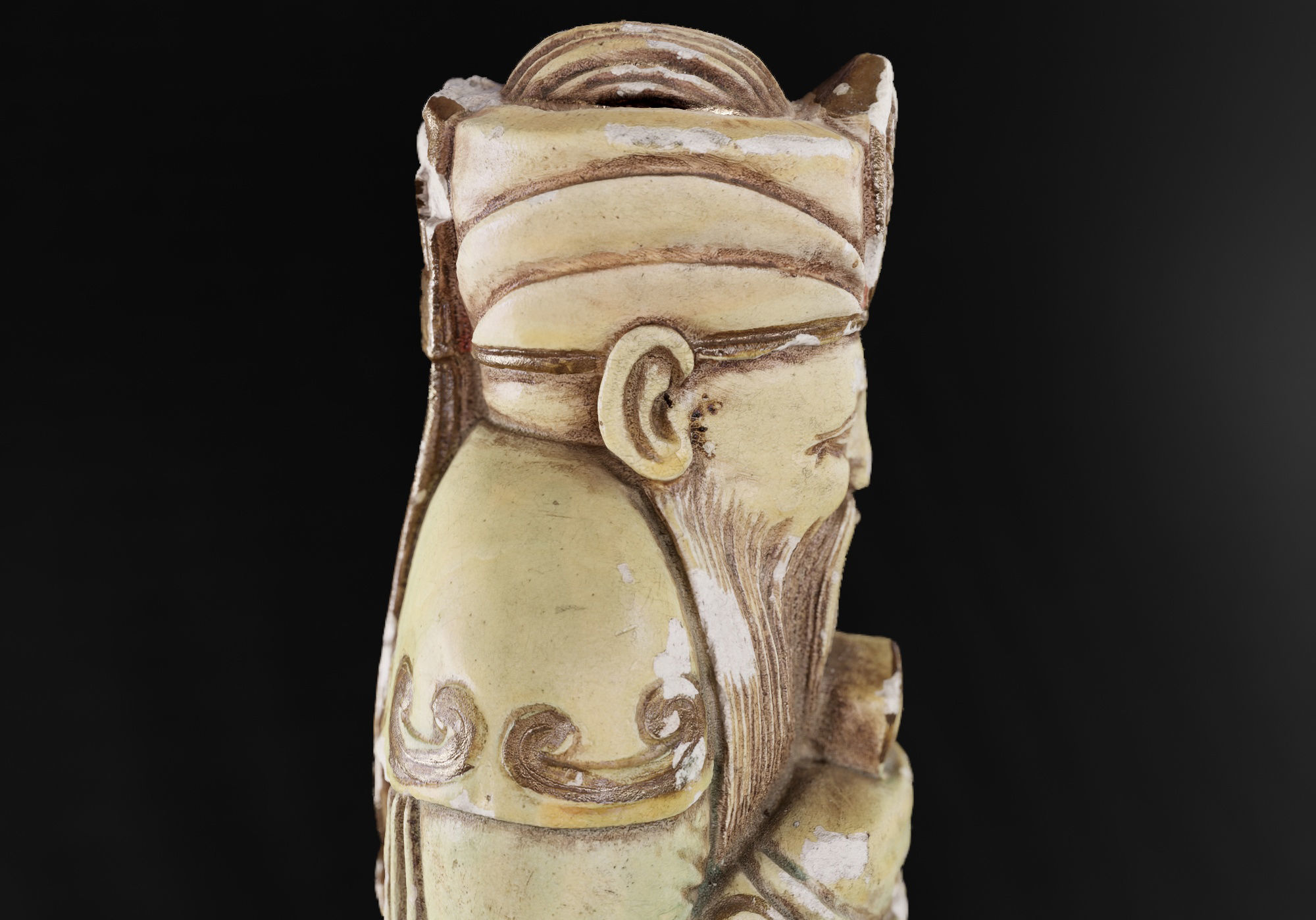 Decoration - Chinese Statue 01 - Low-poly 3D model_25