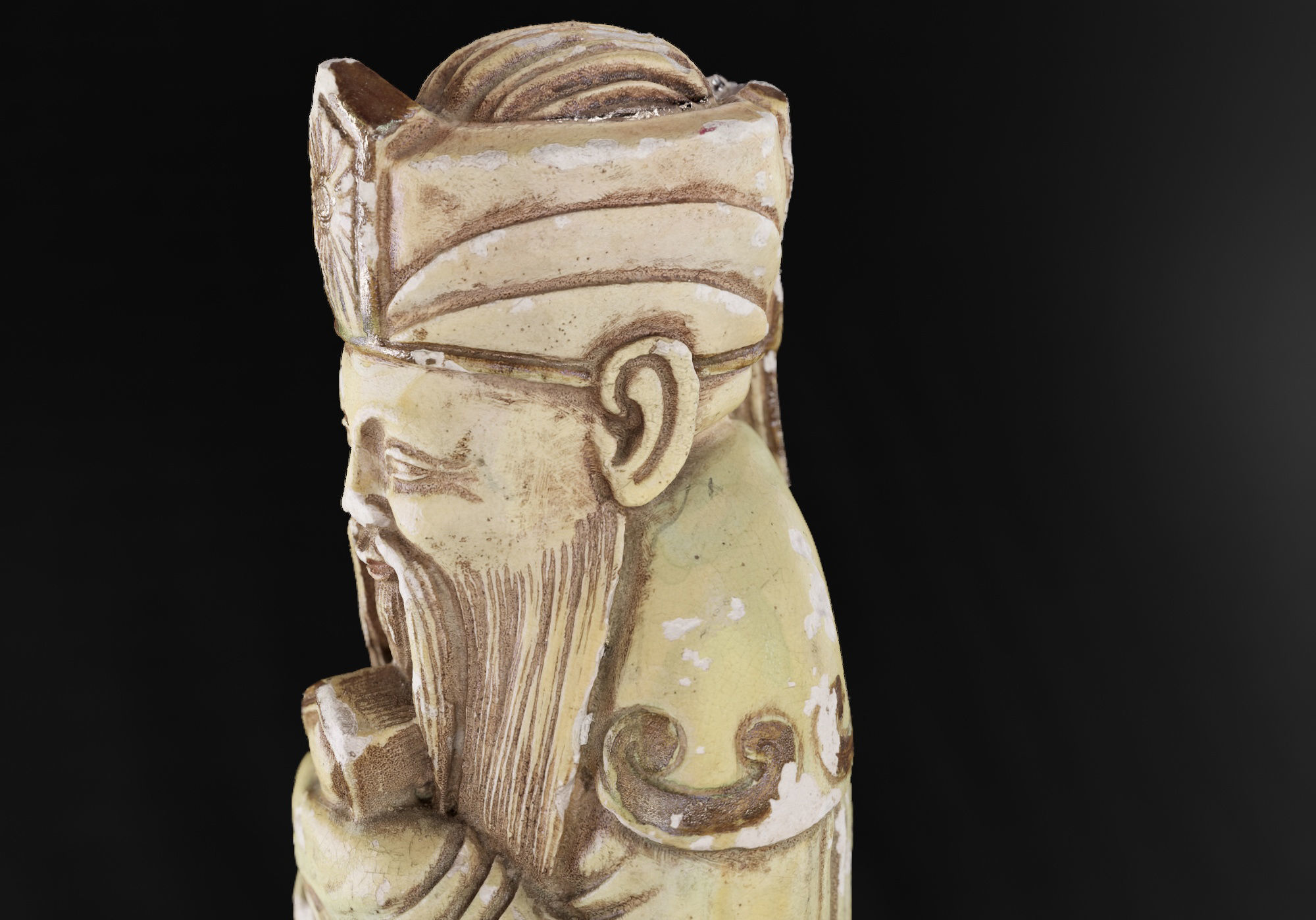 Decoration - Chinese Statue 01 - Low-poly 3D model_36