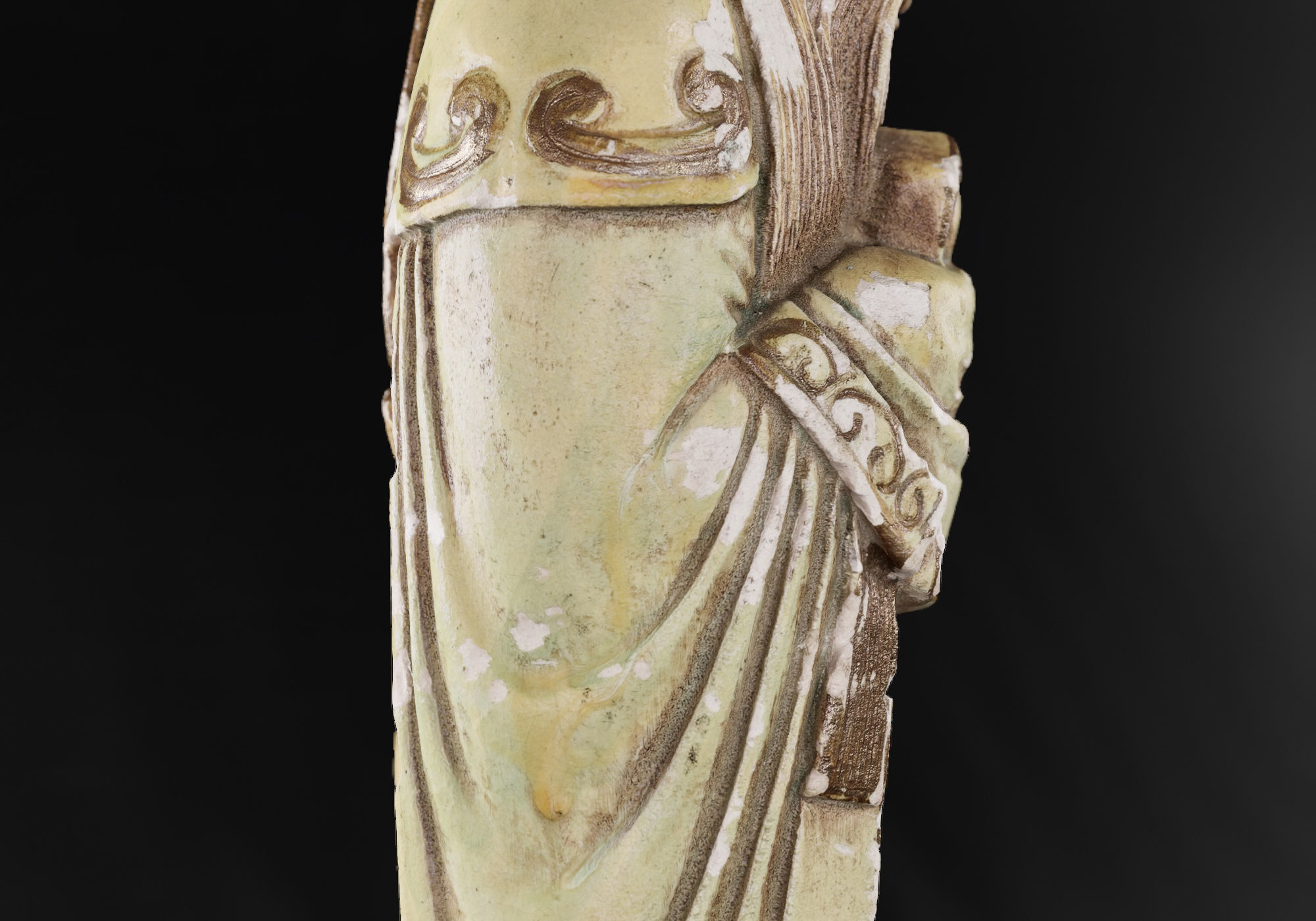 Decoration - Chinese Statue 01 - Low-poly 3D model_44