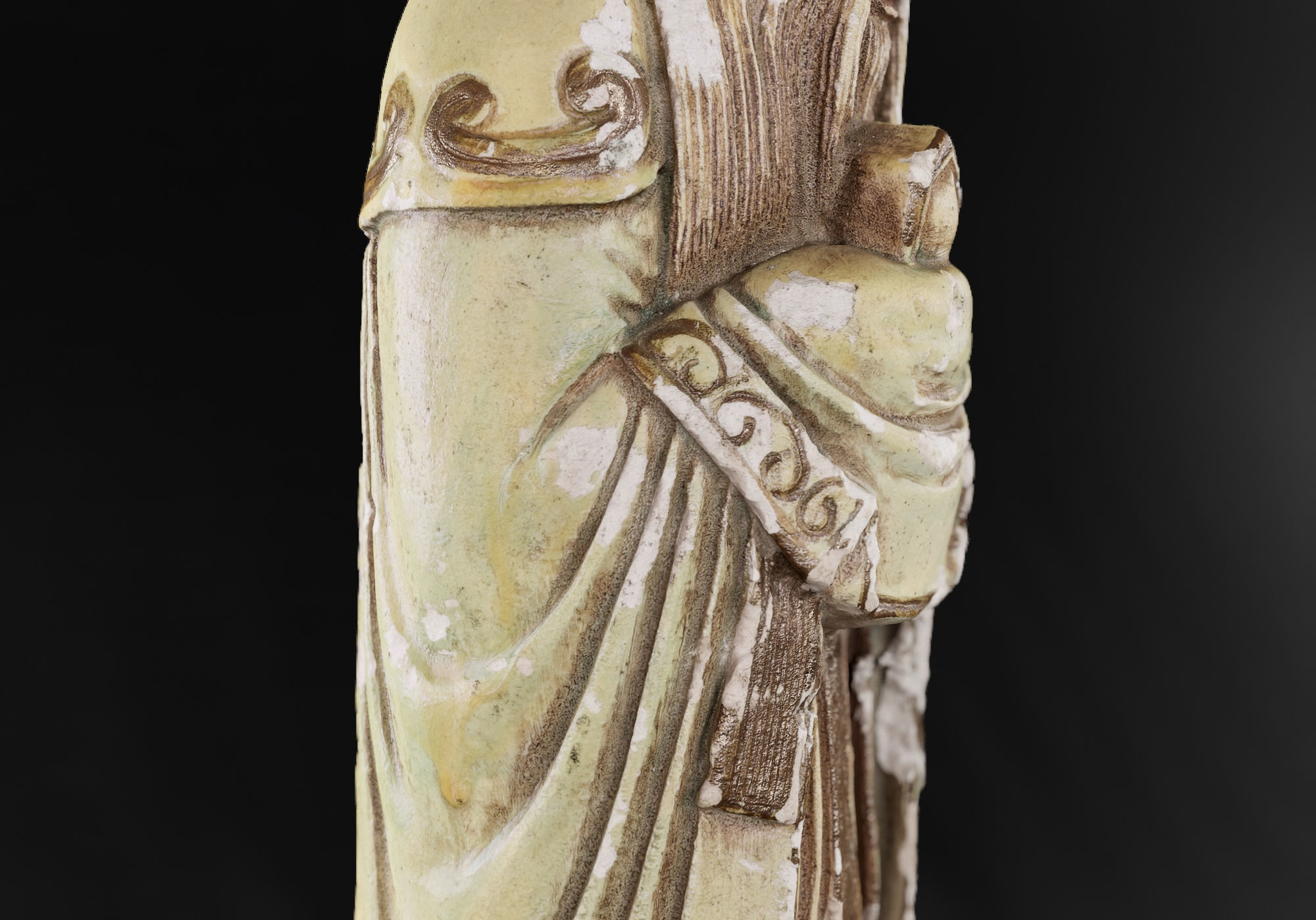 Decoration - Chinese Statue 01 - Low-poly 3D model_43