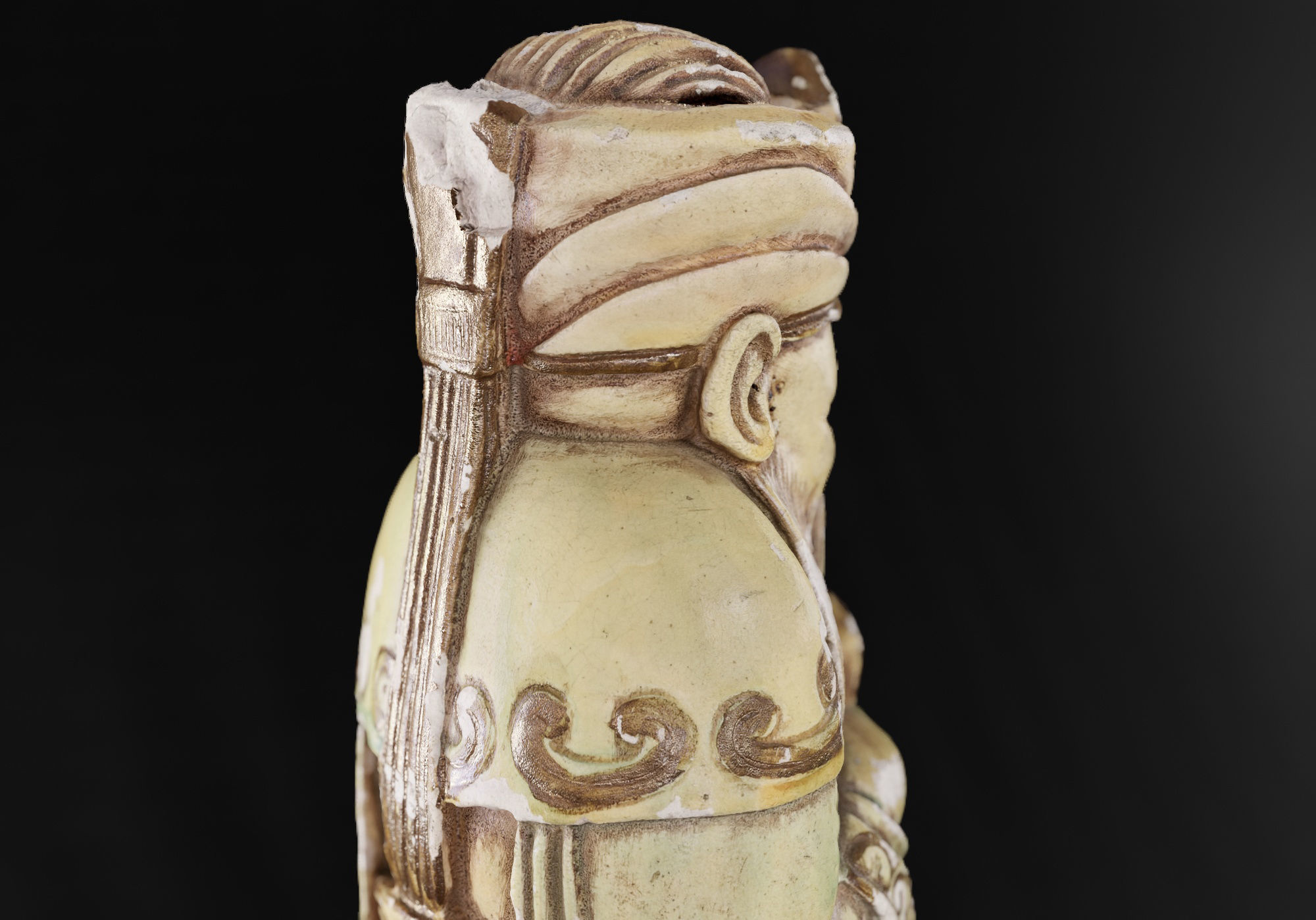 Decoration - Chinese Statue 01 - Low-poly 3D model_27