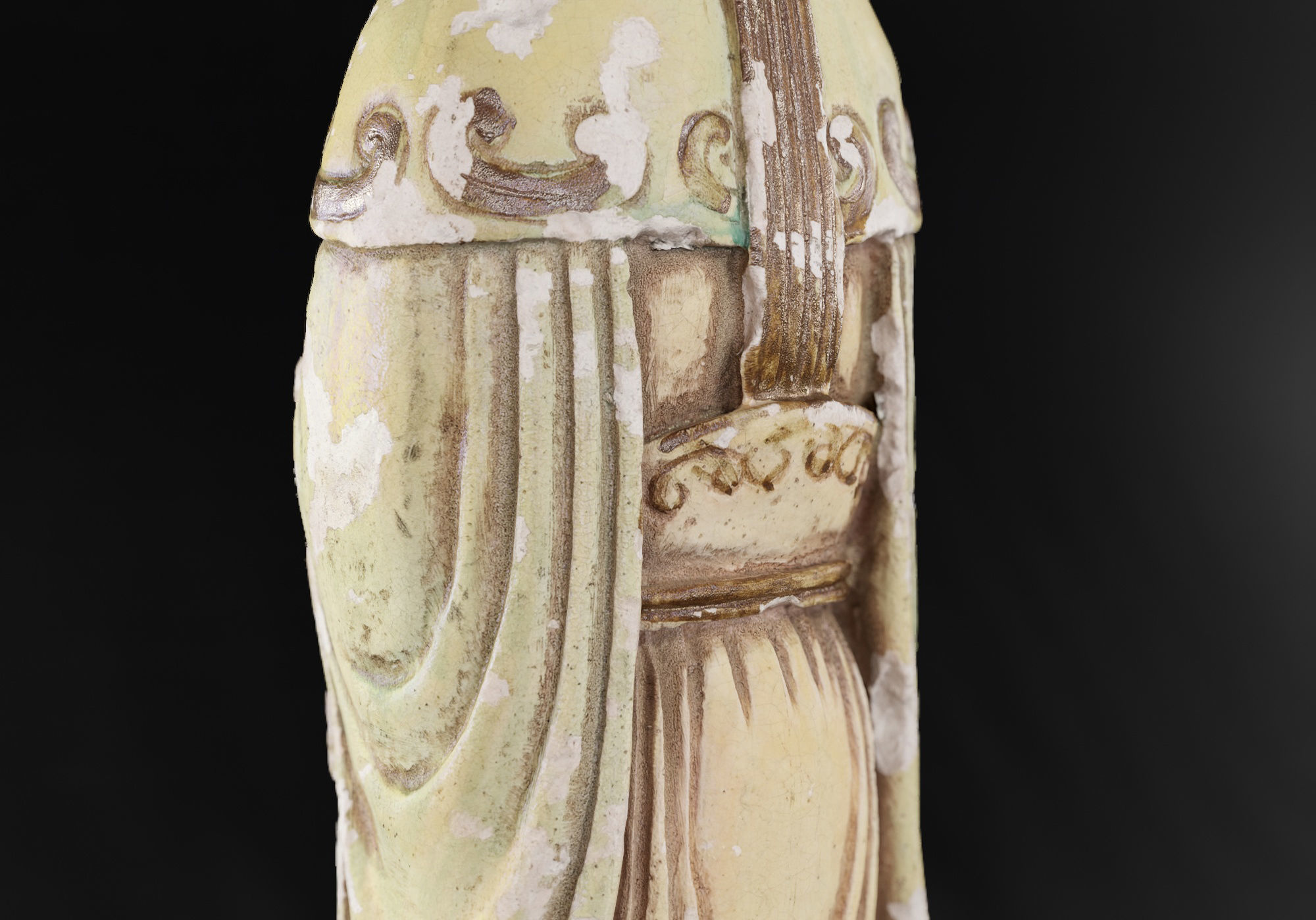 Decoration - Chinese Statue 01 - Low-poly 3D model_50