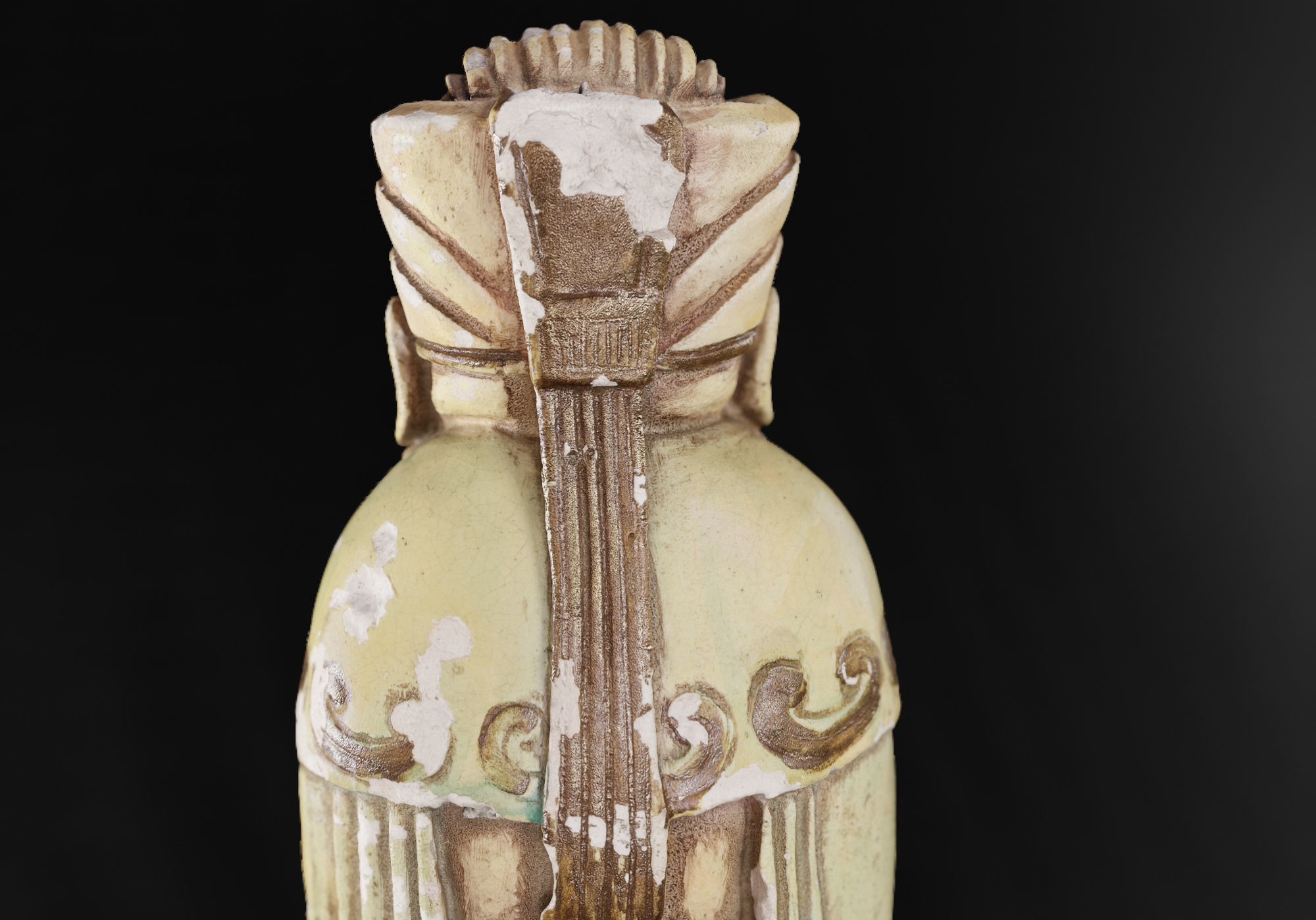 Decoration - Chinese Statue 01 - Low-poly 3D model_30