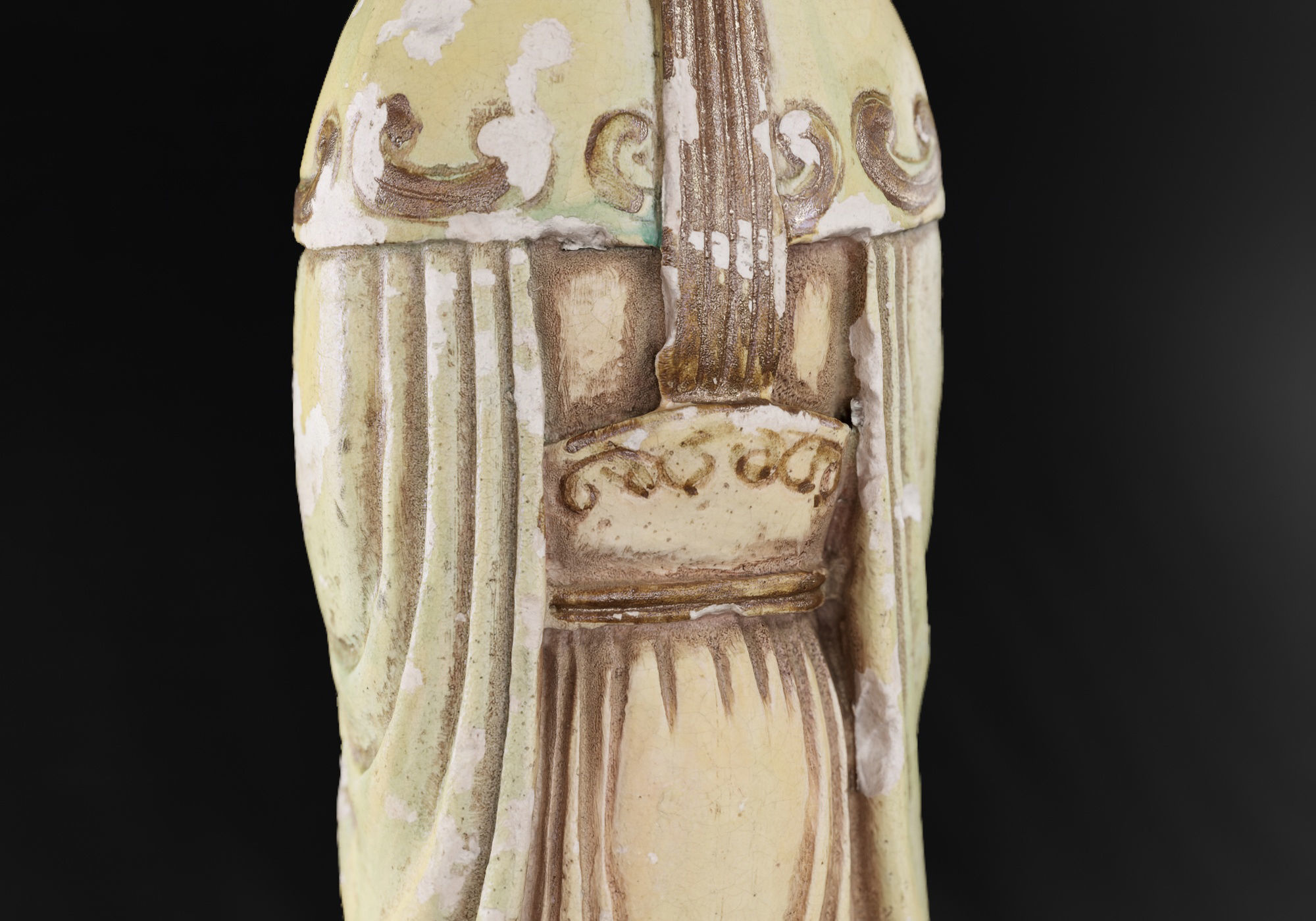 Decoration - Chinese Statue 01 - Low-poly 3D model_49