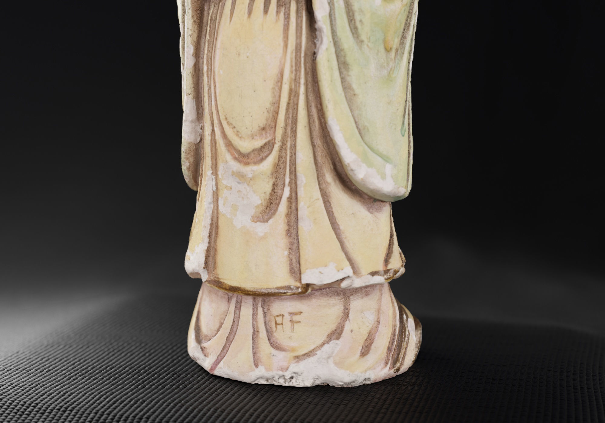 Decoration - Chinese Statue 01 - Low-poly 3D model_68