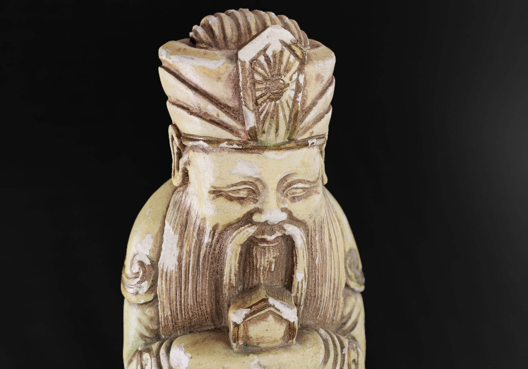 Decoration - Chinese Statue 01 - Low-poly 3D model_21