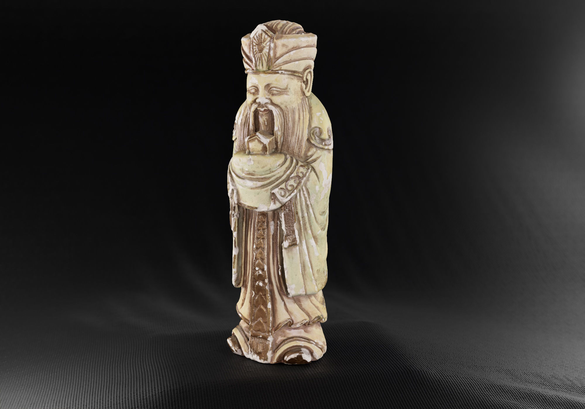 Decoration - Chinese Statue 01 - Low-poly 3D model_17