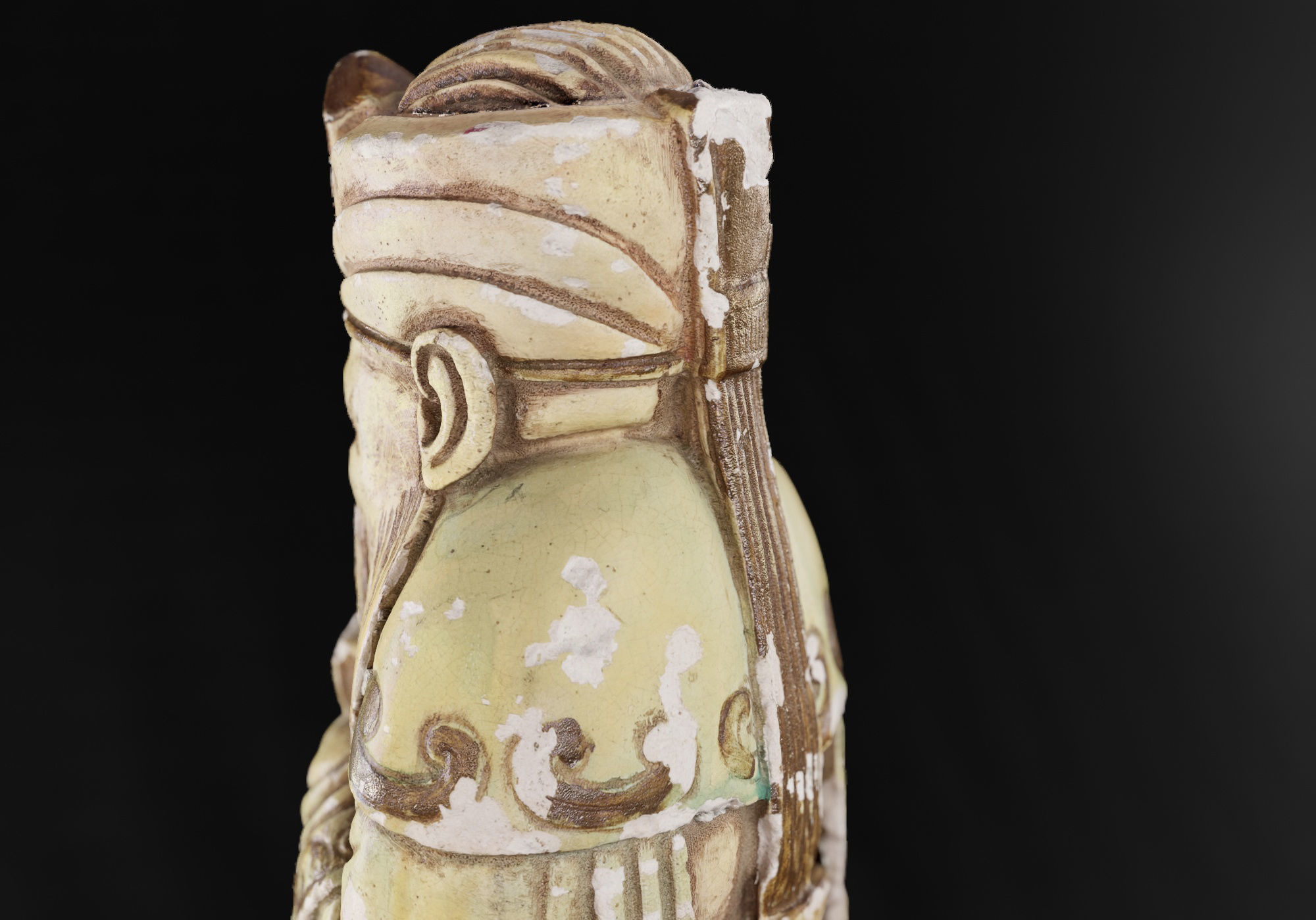 Decoration - Chinese Statue 01 - Low-poly 3D model_33