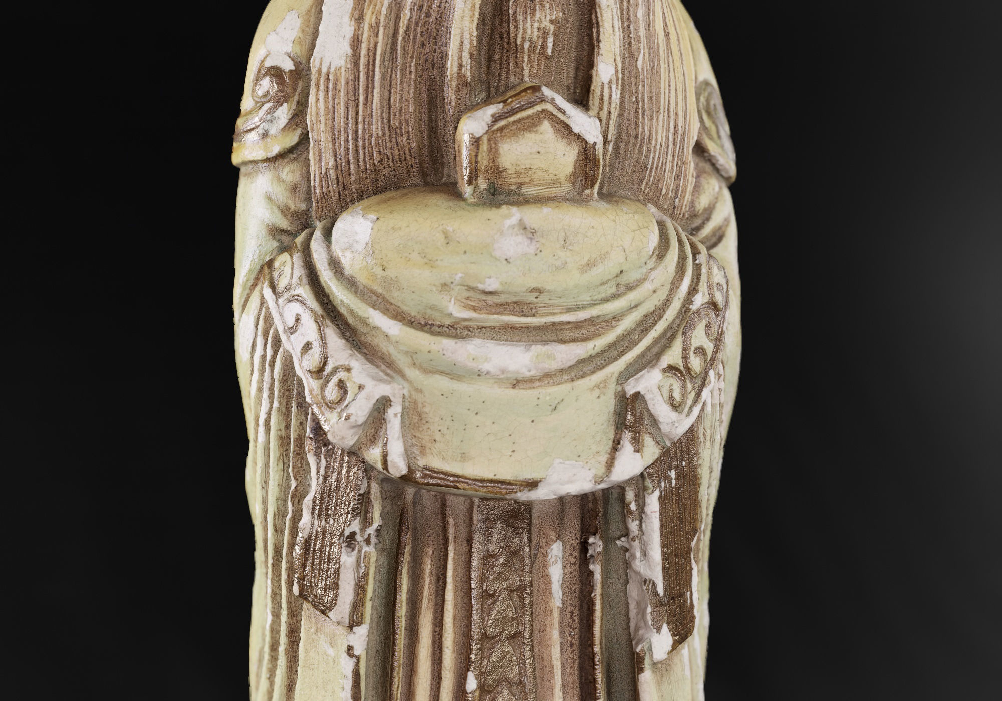 Decoration - Chinese Statue 01 - Low-poly 3D model_58