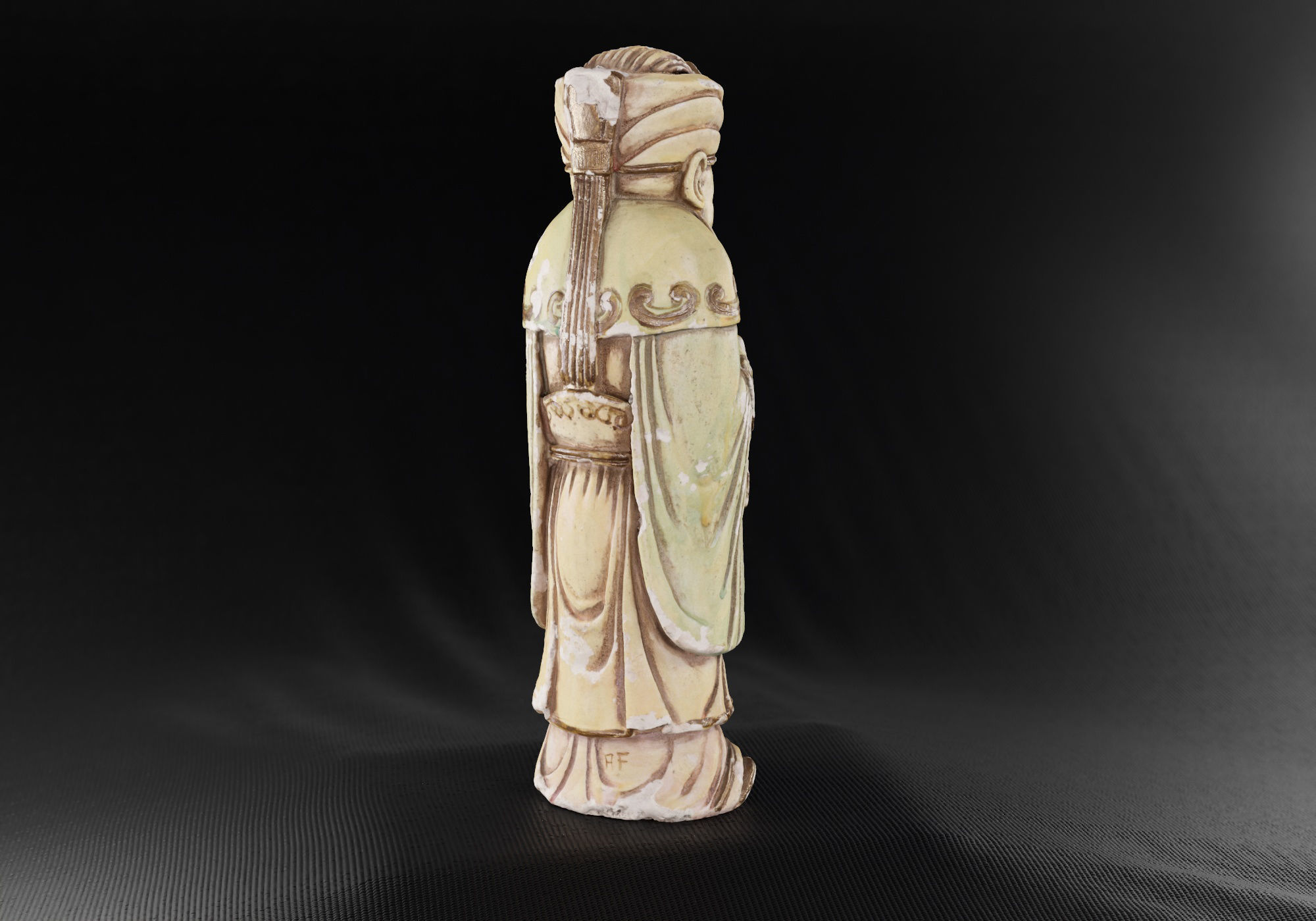 Decoration - Chinese Statue 01 - Low-poly 3D model_7