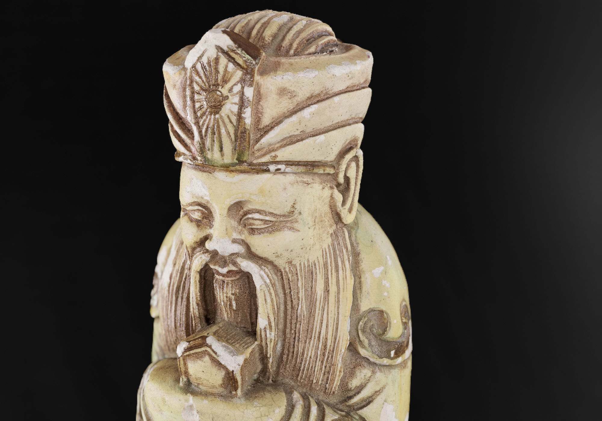 Decoration - Chinese Statue 01 - Low-poly 3D model_38