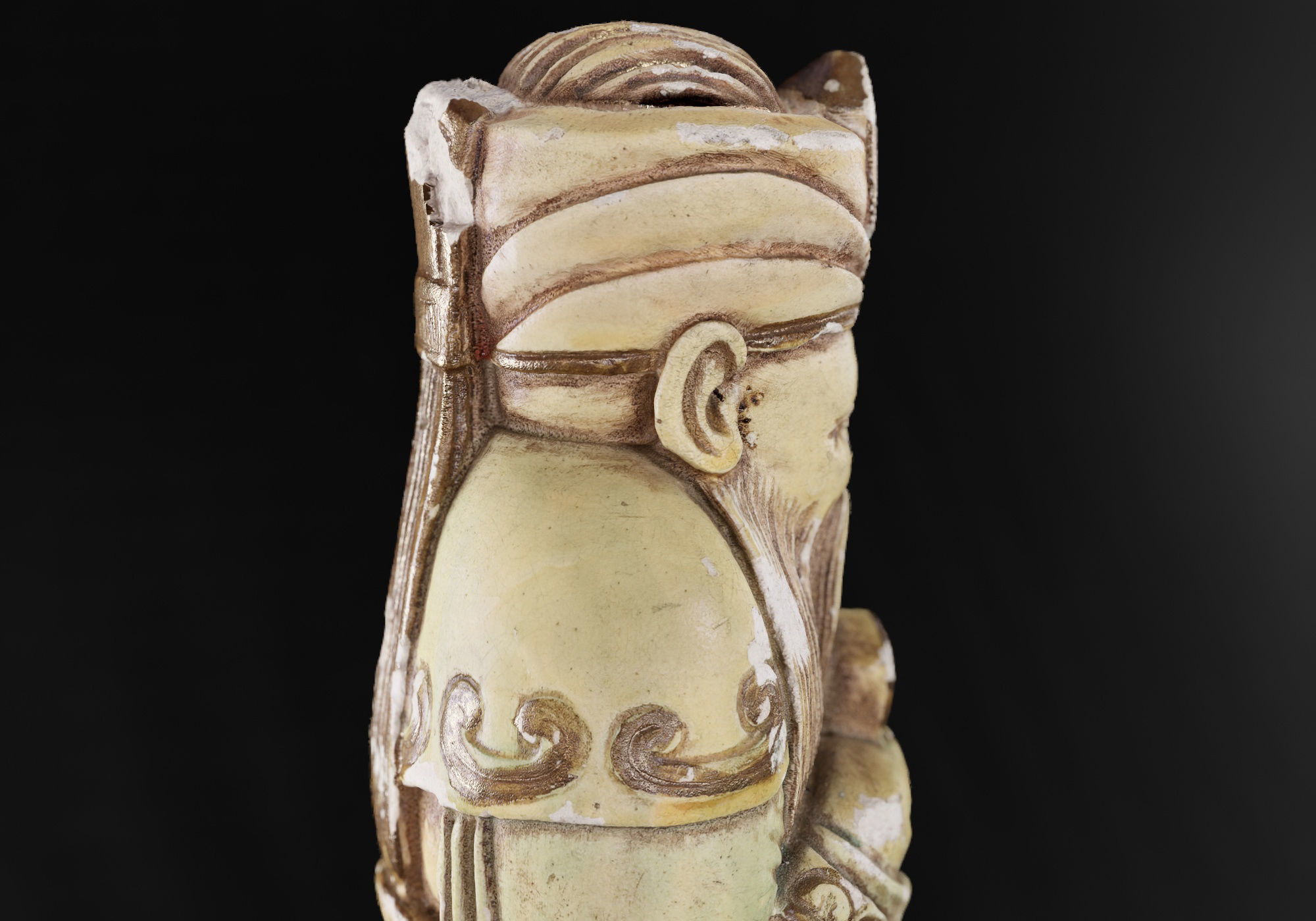 Decoration - Chinese Statue 01 - Low-poly 3D model_26