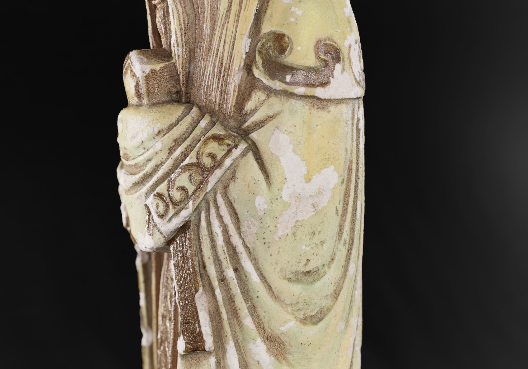 Decoration - Chinese Statue 01 - Low-poly 3D model_54