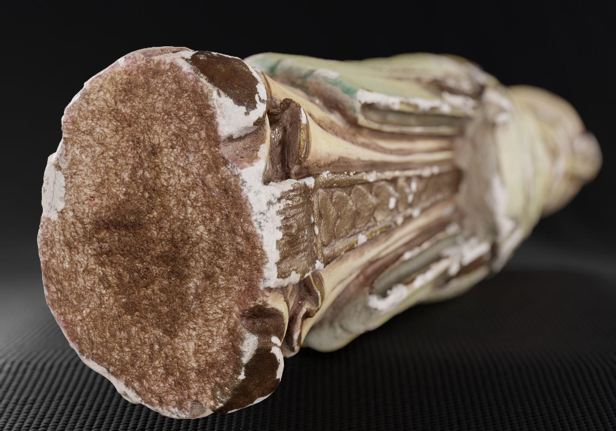 Decoration - Chinese Statue 01 - Low-poly 3D model_77