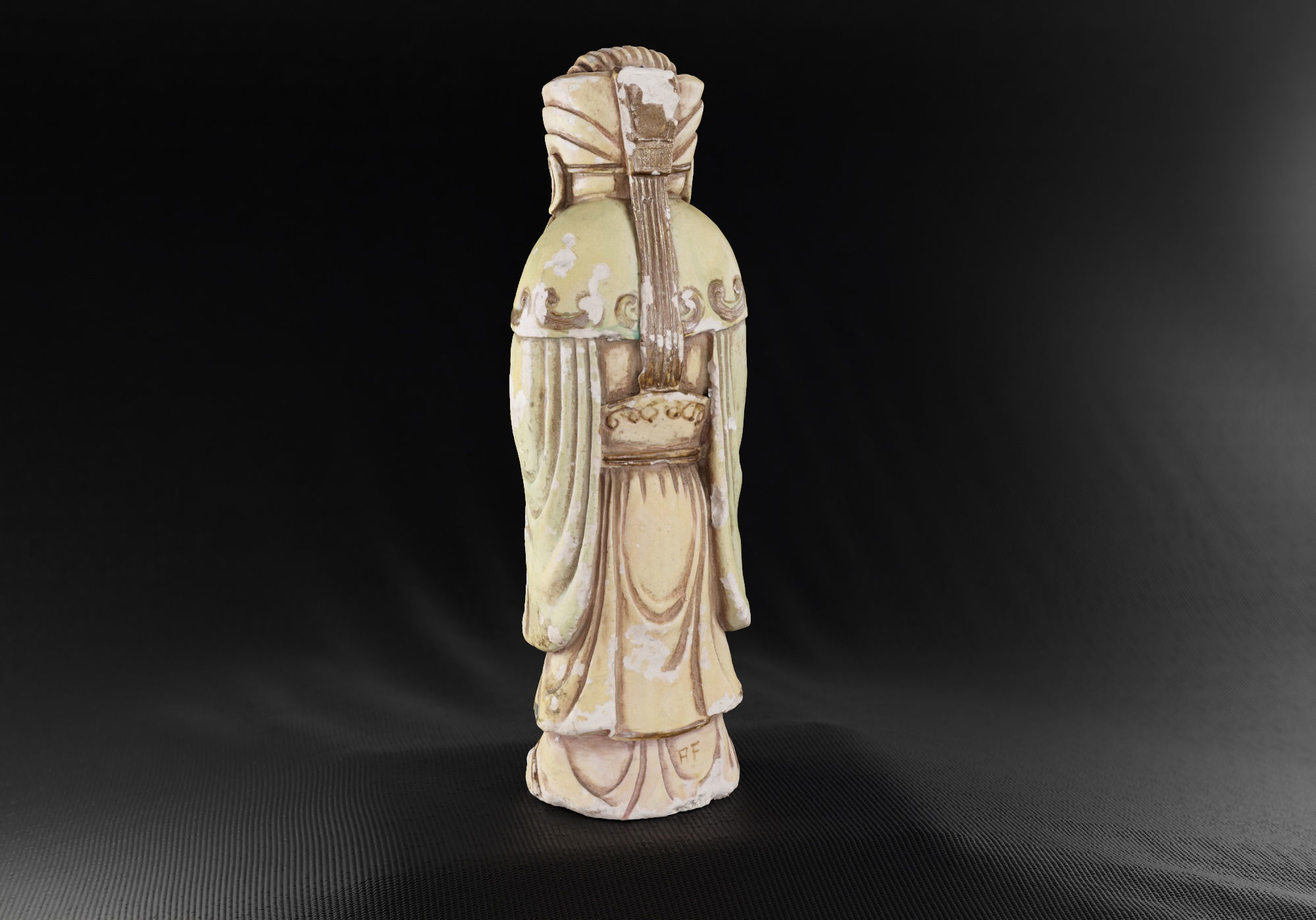Decoration - Chinese Statue 01 - Low-poly 3D model_10