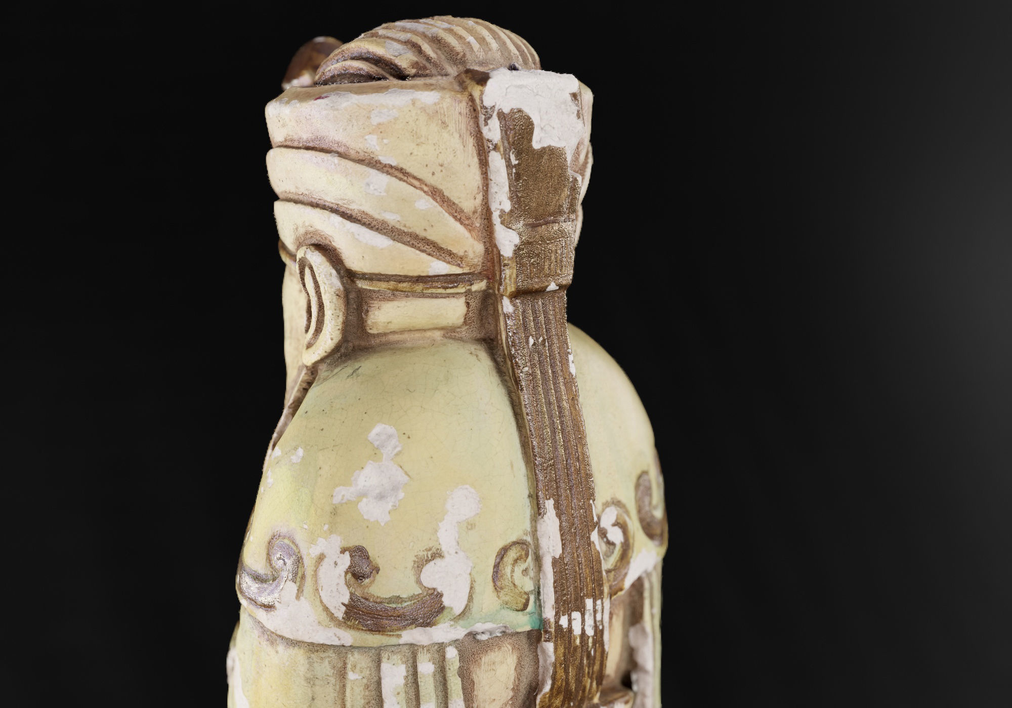 Decoration - Chinese Statue 01 - Low-poly 3D model_32