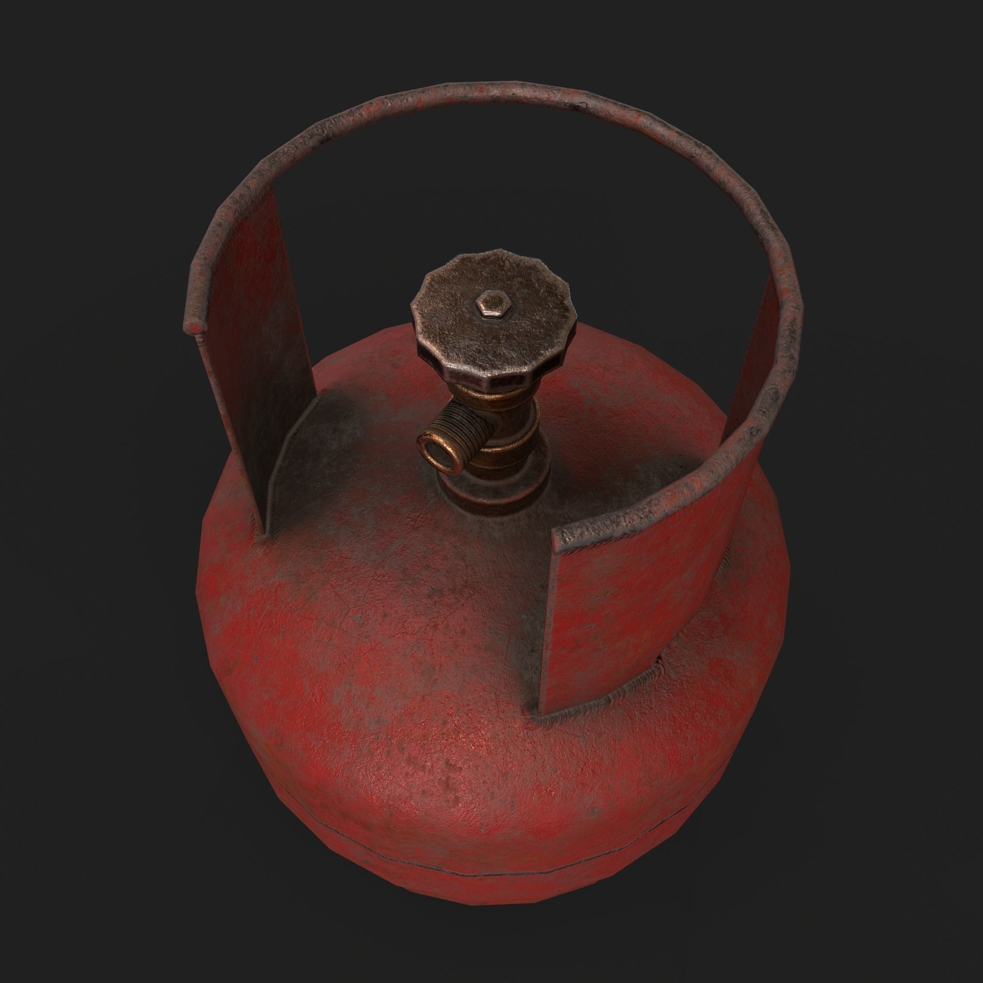 Gas 3D model Texture Pack Low-poly 3D model_2