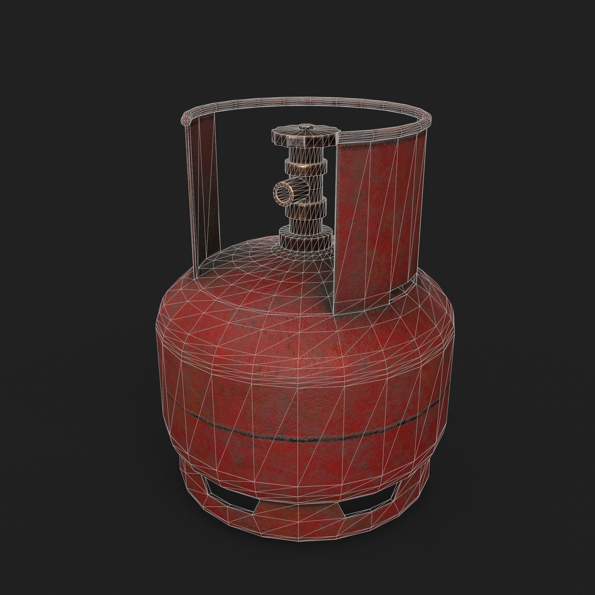 Gas 3D model Texture Pack Low-poly 3D model_7