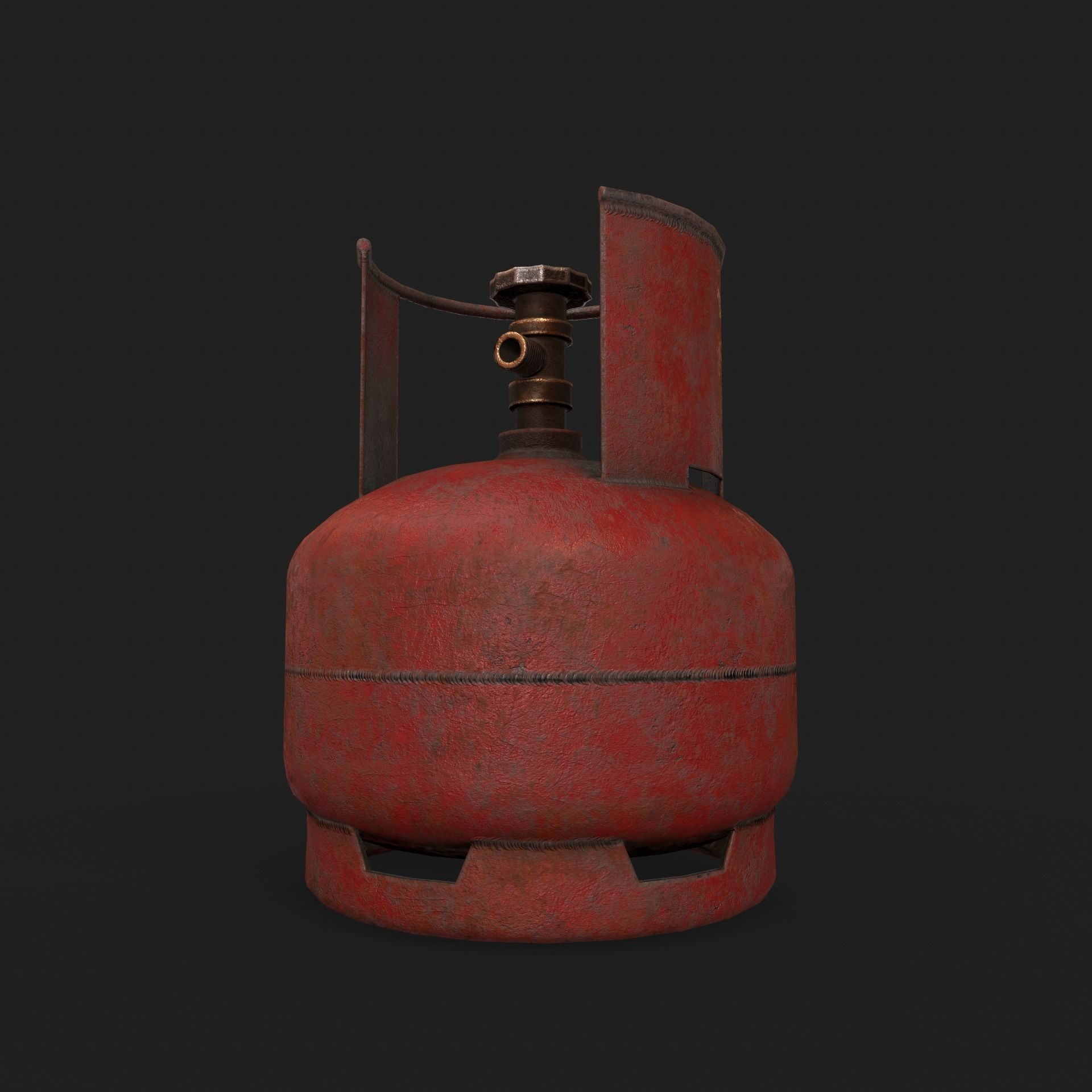 Gas 3D model Texture Pack Low-poly 3D model_3