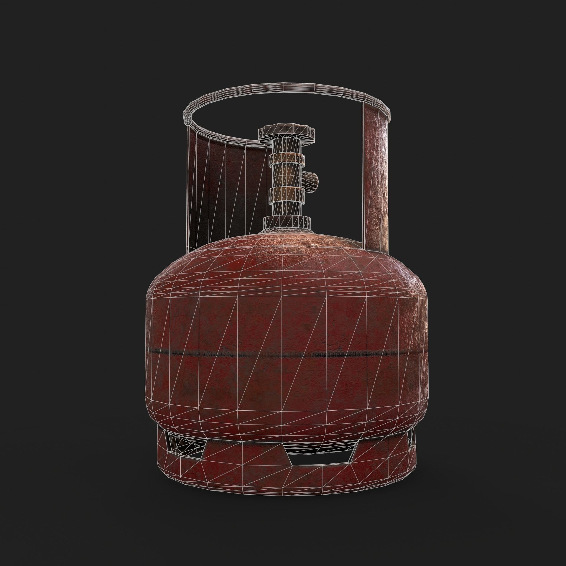 Gas 3D model Texture Pack Low-poly 3D model_8