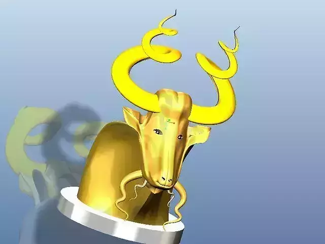 Dall Sheep - Markhor Skulp 