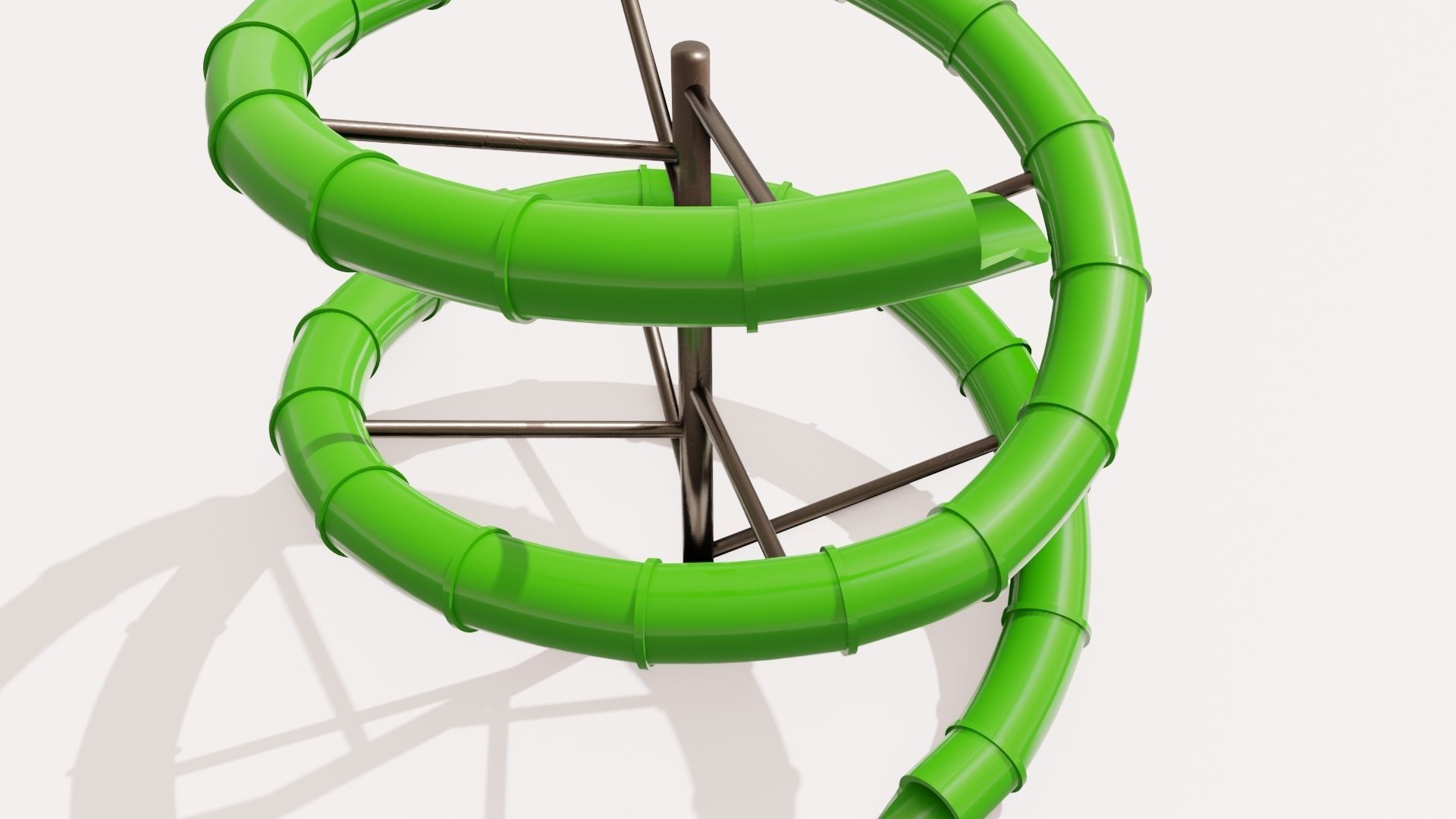 Water Slide Low-poly 3D model_15