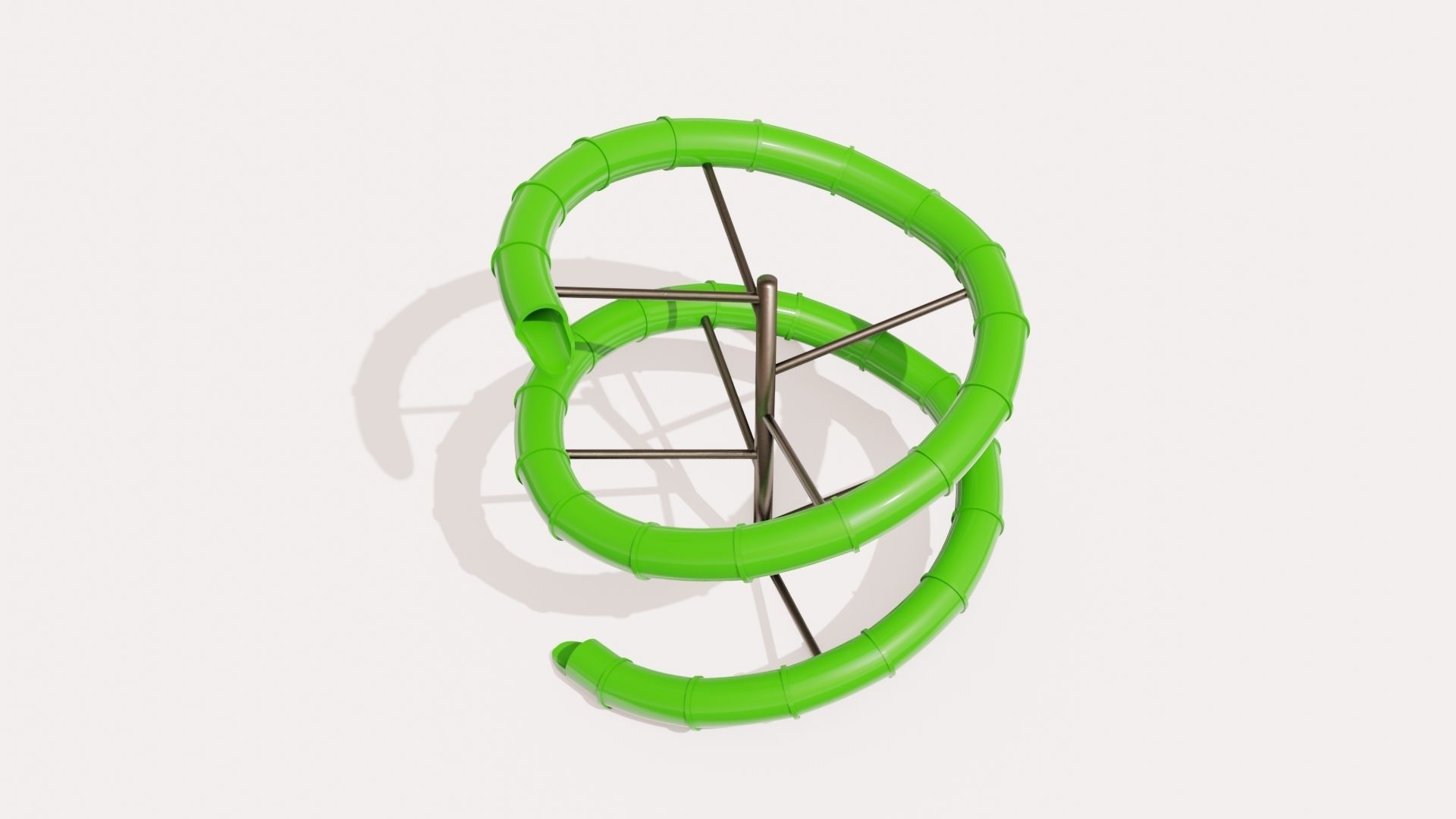 Water Slide Low-poly 3D model_18