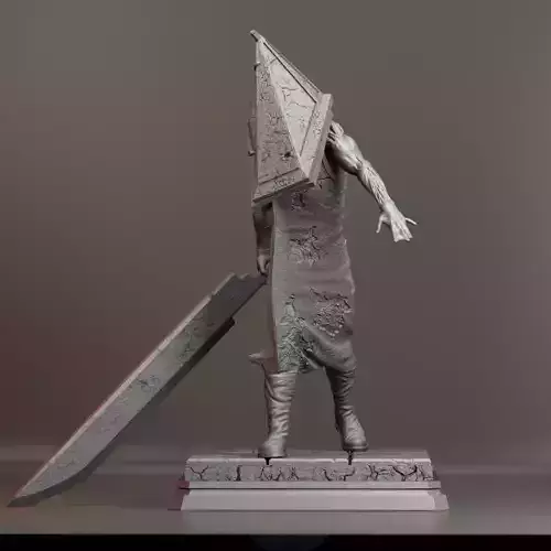 Pyramid head Fan art - Silent hill 2 3D print model 3D print model