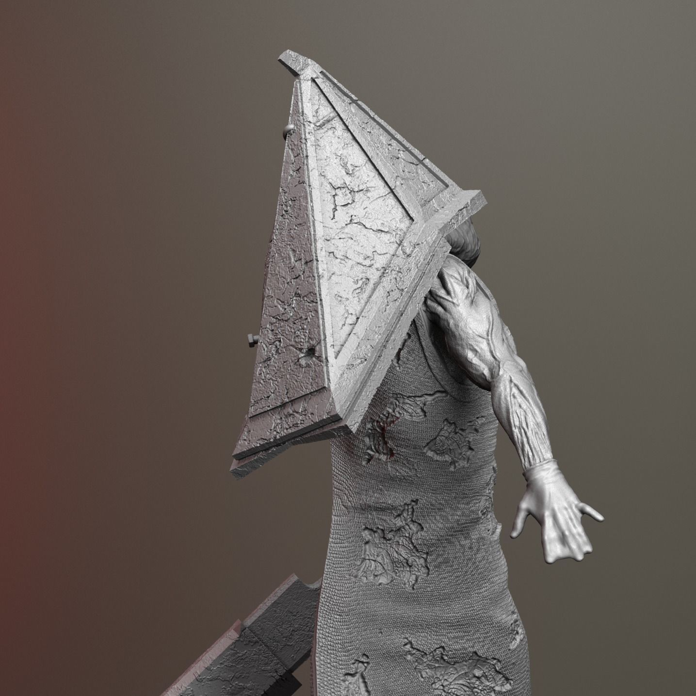 Pyramid head Fan art - Silent hill 2 3D print model 3D print model_1