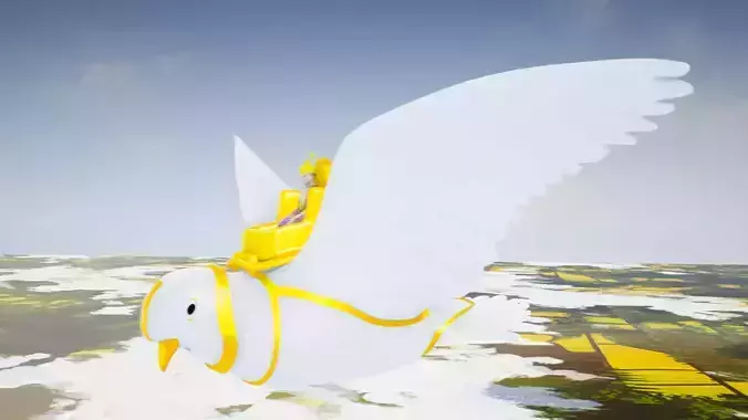 Vayuyaan 3 dove flying in sky