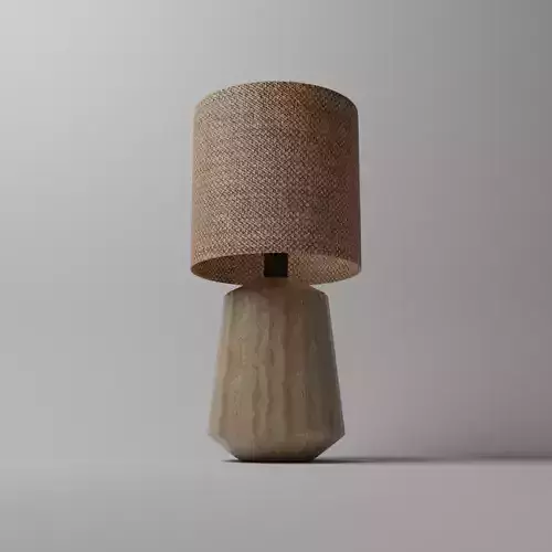 Lamp 3D Model table with shade