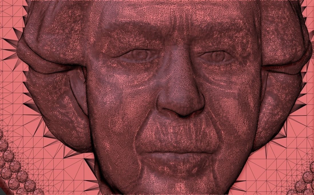 Queen Elizabeth medallion pendant 3D printing ready stl obj 3D print model_33