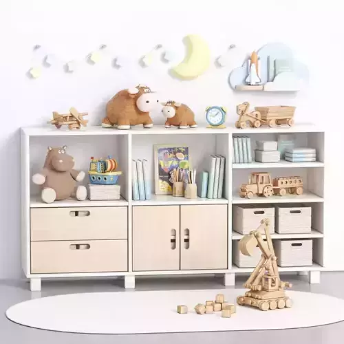 Nursery furniture and toys set
