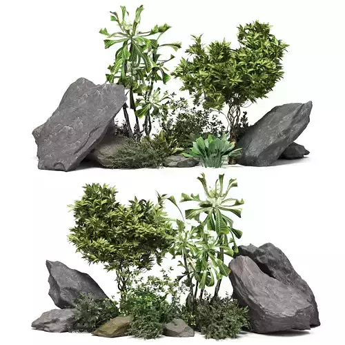 Stone and Bush Pack 10