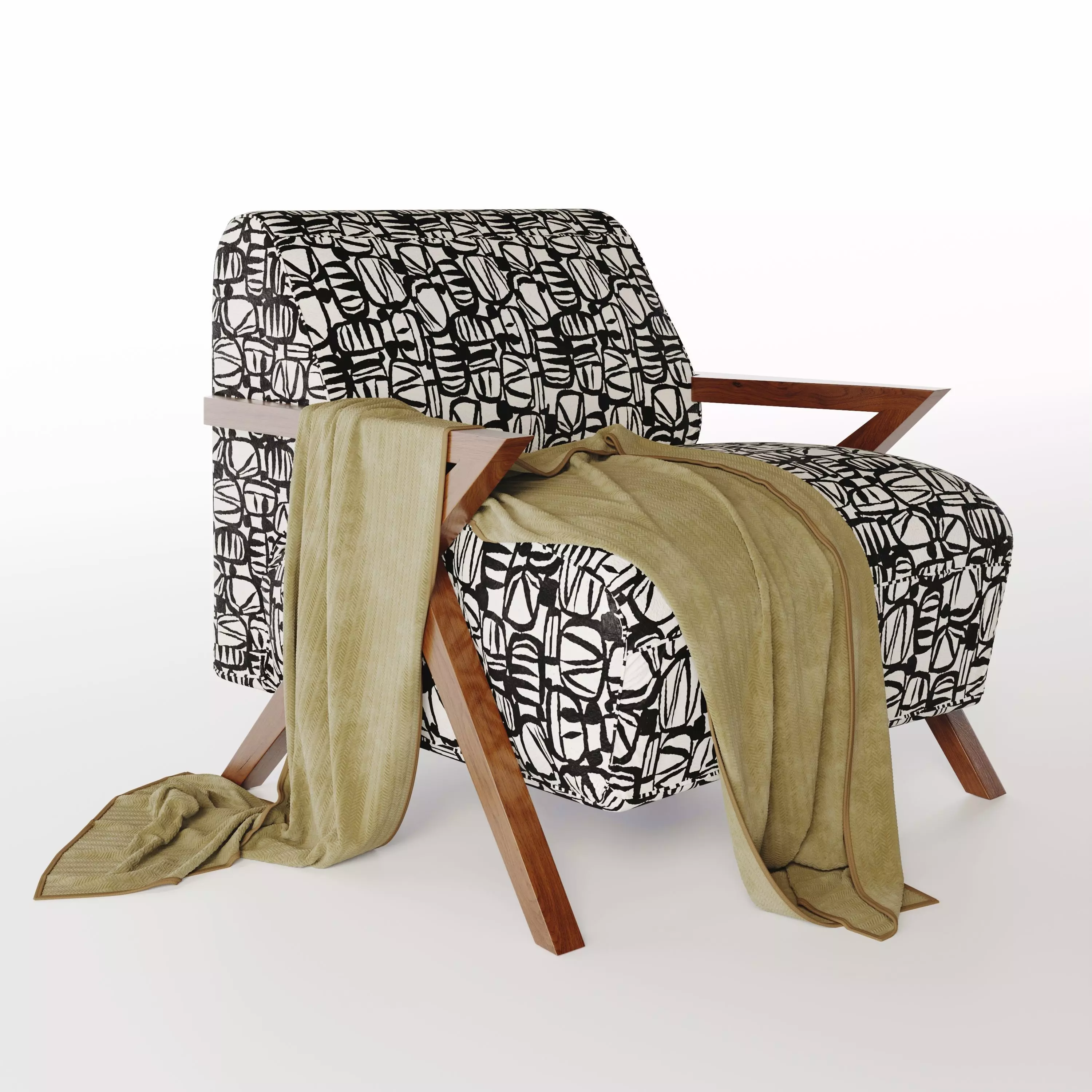 Weldon Accent Chair 3D model