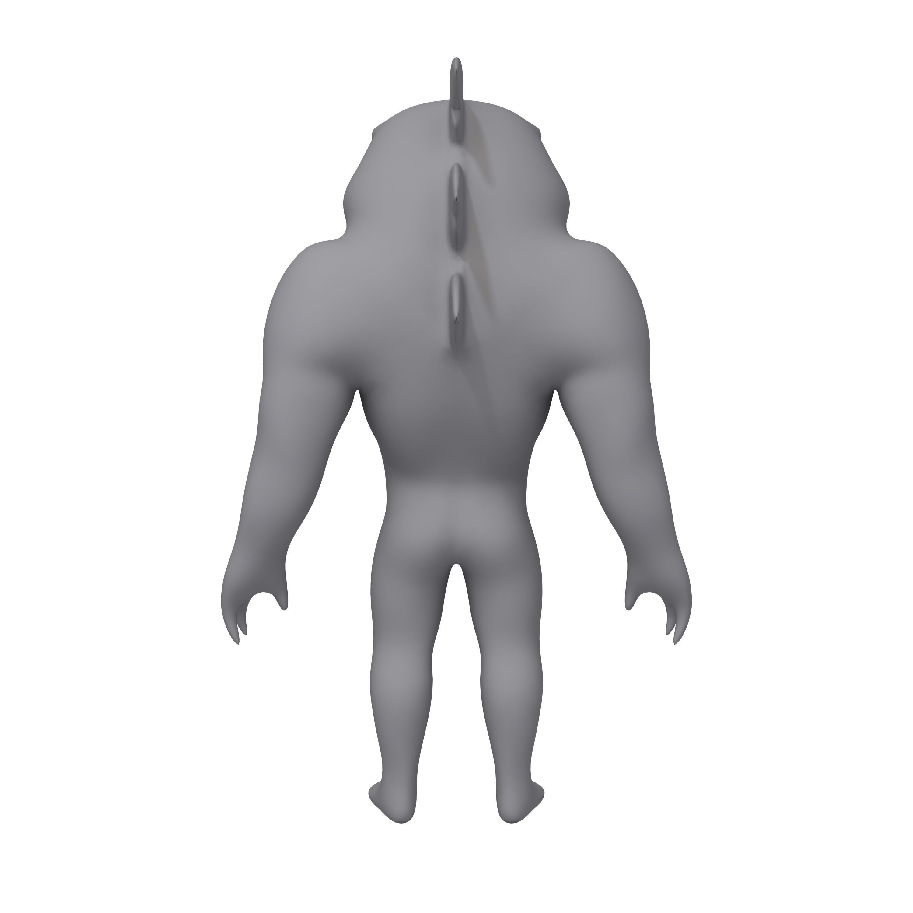 Shark Cartoon 3D model_13