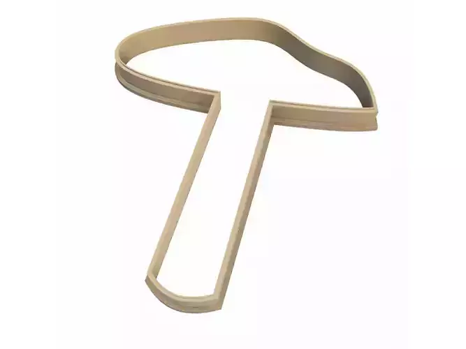 0245 Mushroom 08 cookie cutter