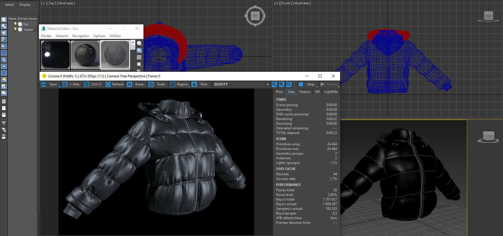 Black and red jackets Low-poly 3D model_43