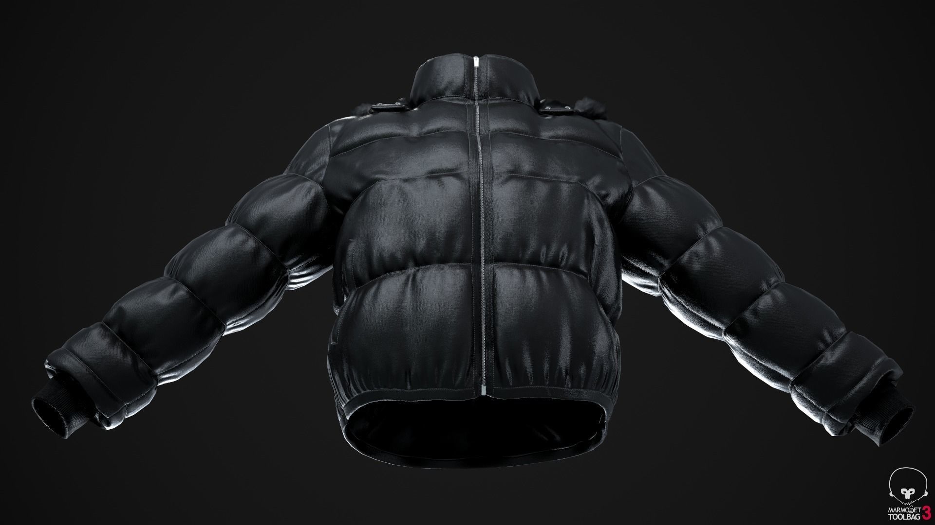 Black and red jackets Low-poly 3D model_15