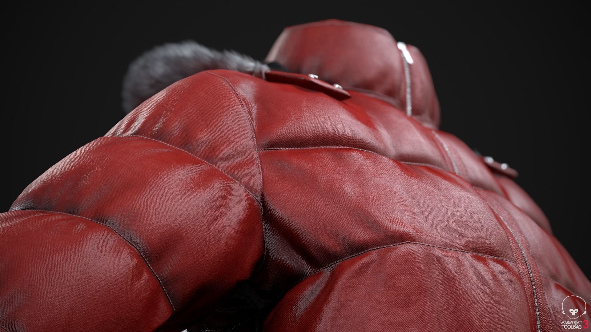 Black and red jackets Low-poly 3D model_28