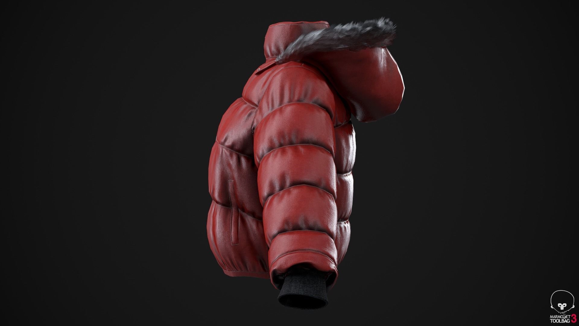 Black and red jackets Low-poly 3D model_22