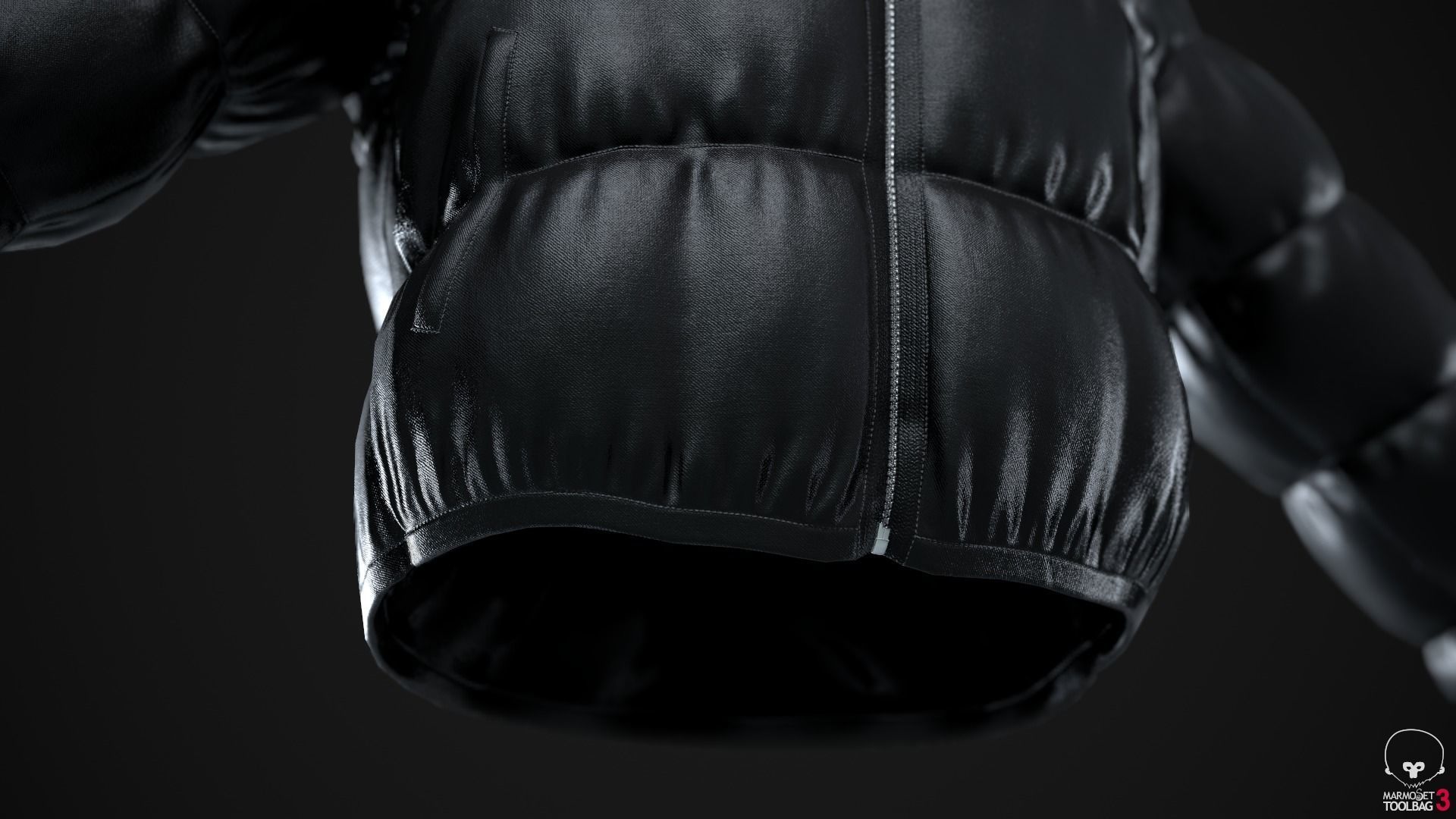 Black and red jackets Low-poly 3D model_13