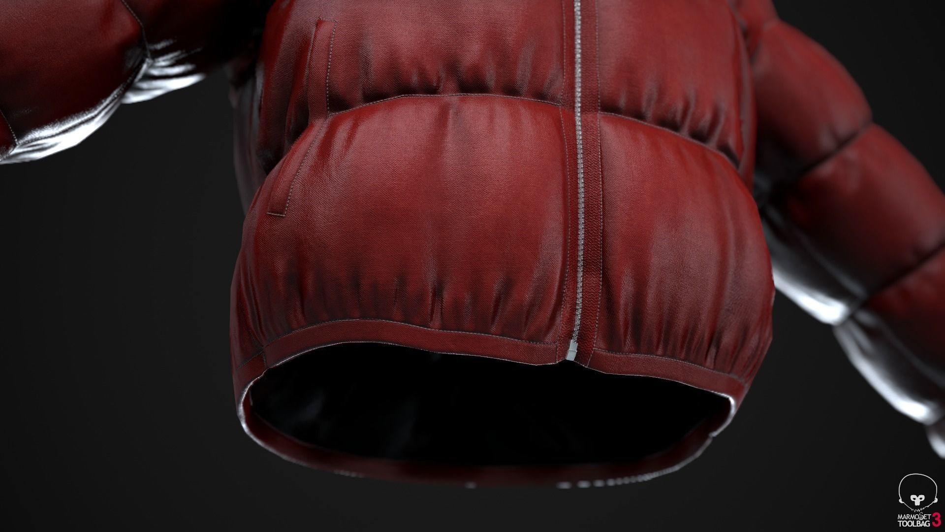 Black and red jackets Low-poly 3D model_30
