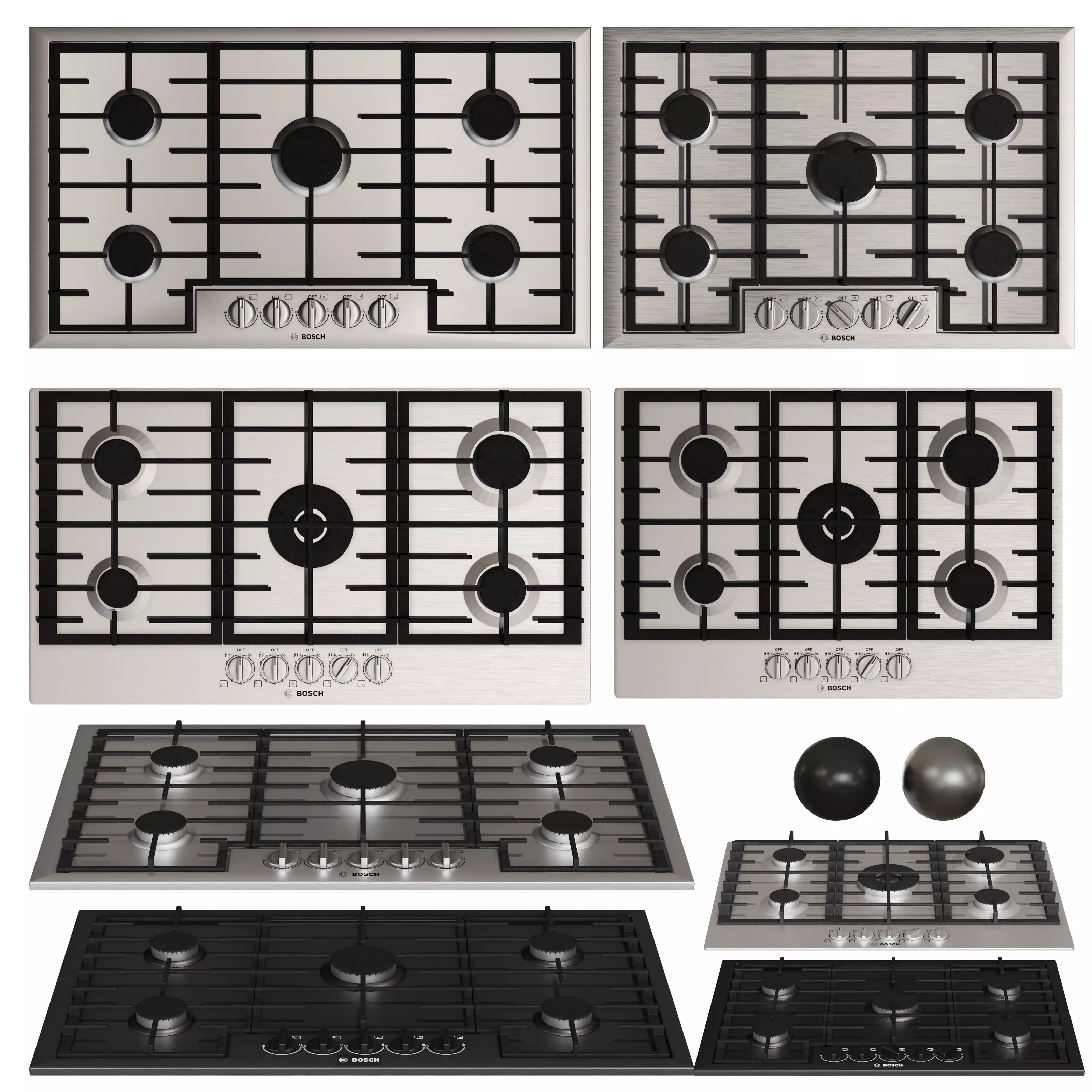 BOSCH hobs series8 3D model
