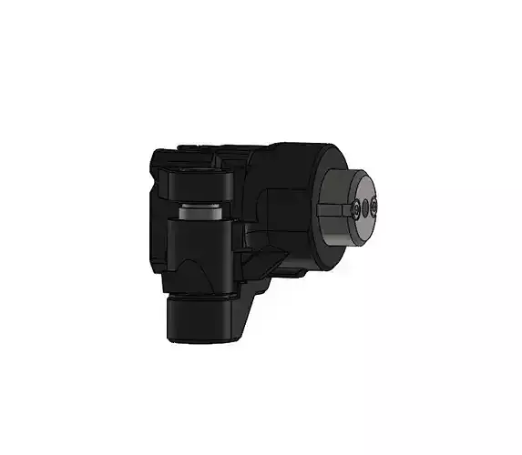 FOLDABLE AIRSOFT STOCK ADAPTER 3D print model