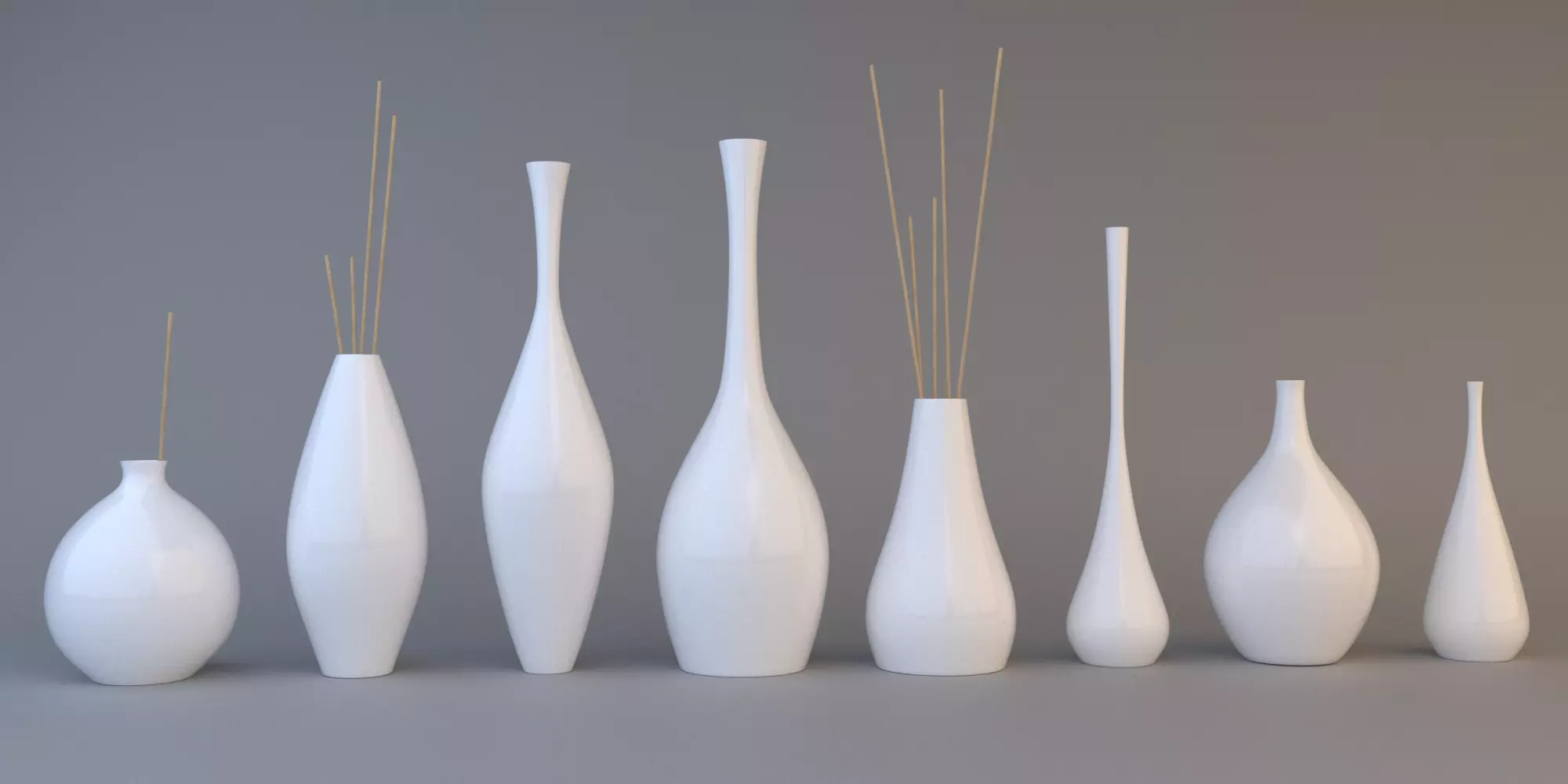 Ceramic vases Free 3D model