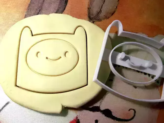 Adventure Time FINN Cookie Cutter 3D print model