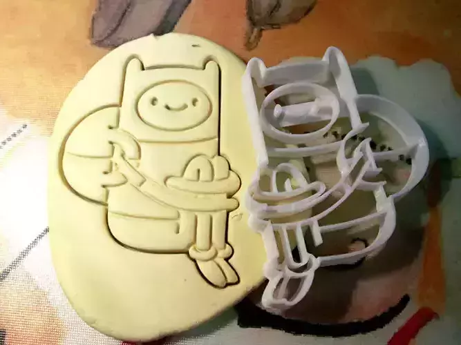 testAdventure Time FINN Cookie Cutter 3D print model