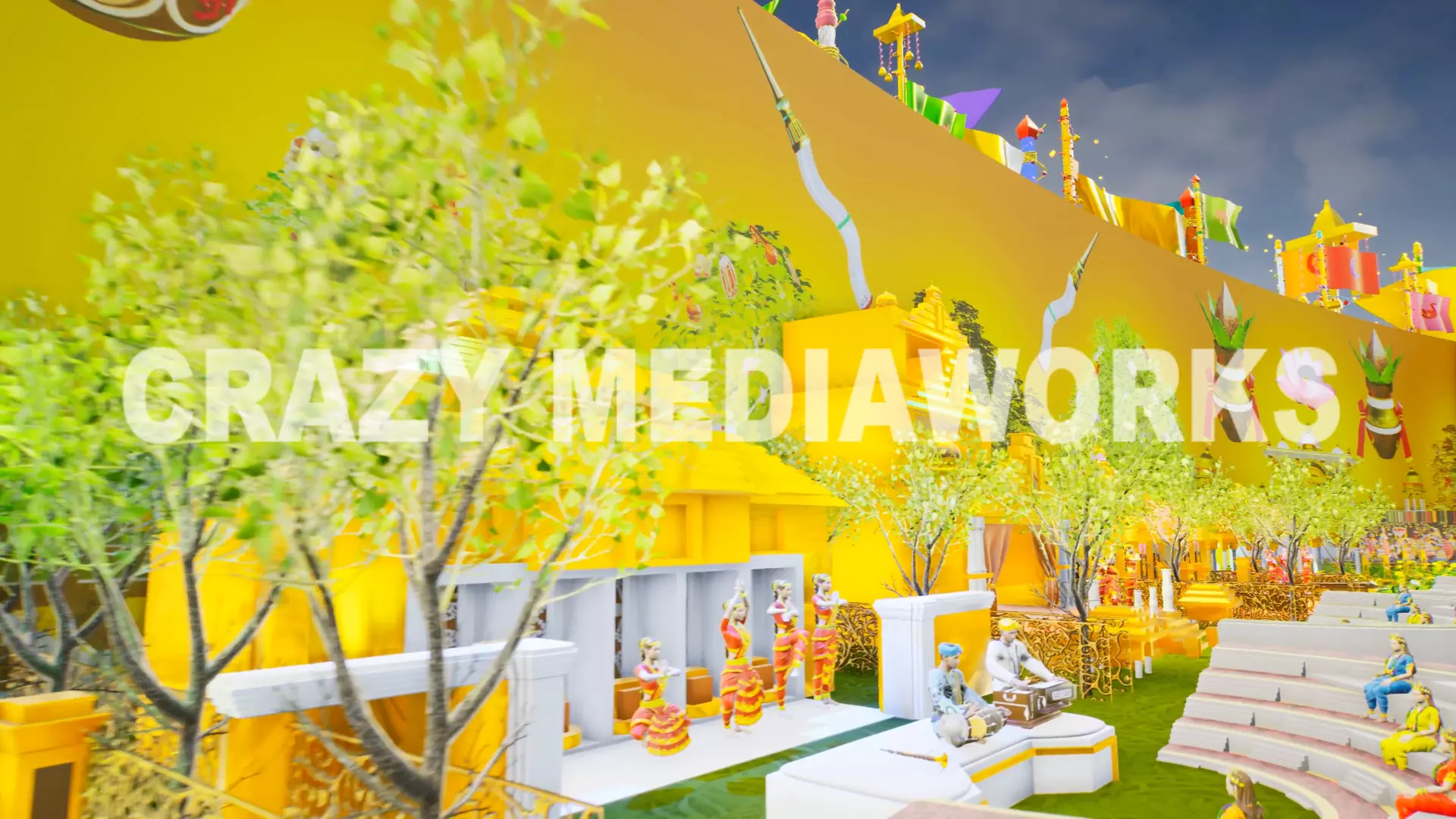 Natyashala 2 crazy mediaworks park in chennai 3D model