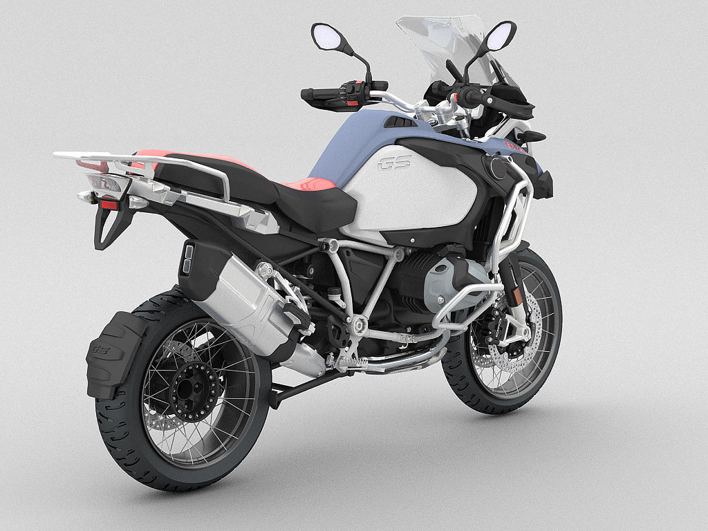 Motorcycle Adventure Enduro Turist 2021 3D model_2